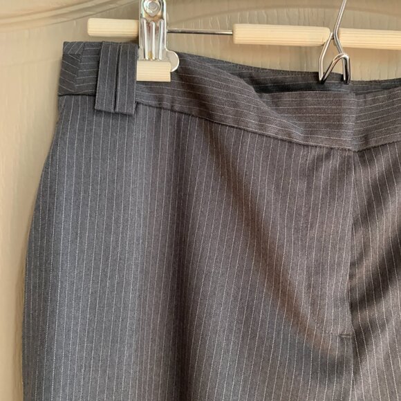 wool trowsers pinstripe // classic minimalist corporatecore - Picture 3 of 10